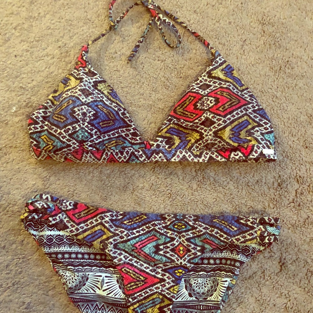 Roxy reversible bikini-L top M bottom